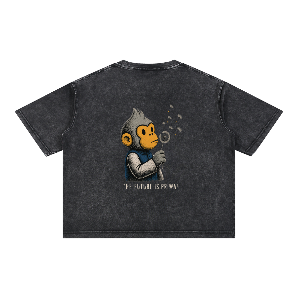 Mineral Wash Boxy Cotton T-Shirt