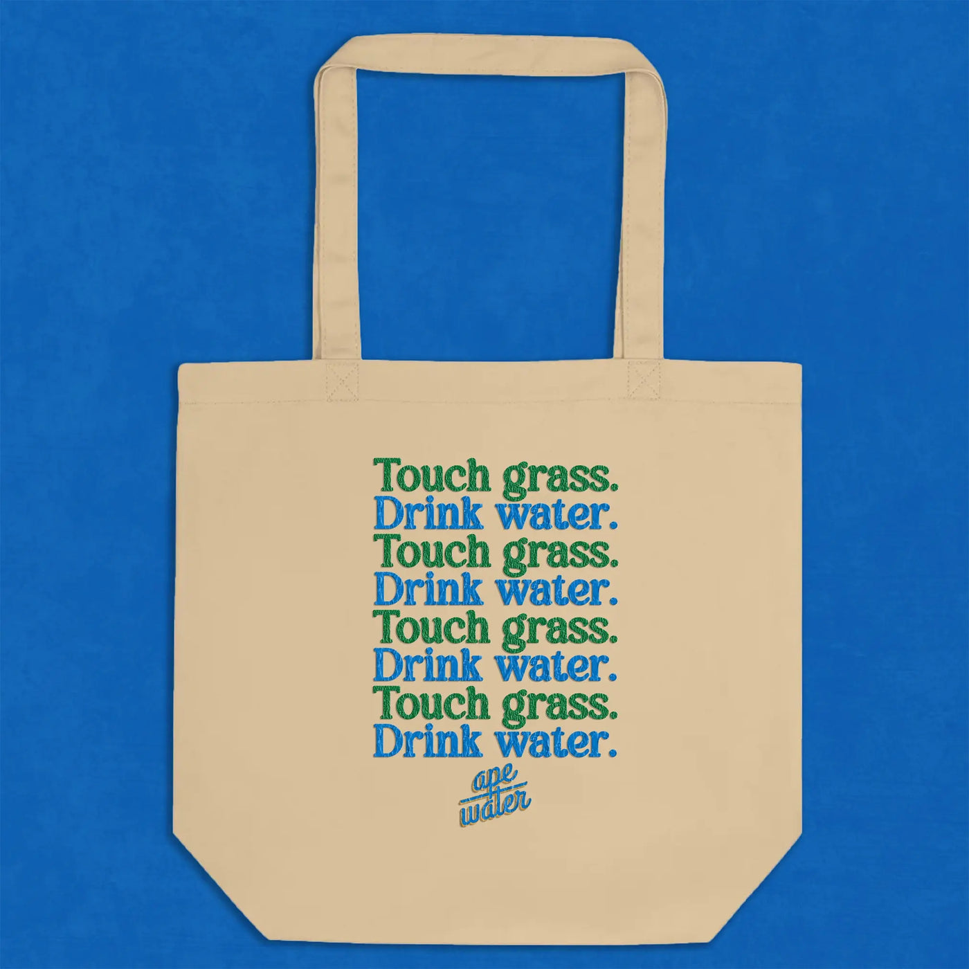 Touch Grass Tote Ape Beverages